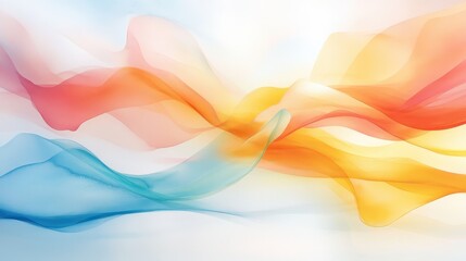 Vibrant Watercolor Energy - Abstract Art with Dynamic Lines and Bright Colors in Motion