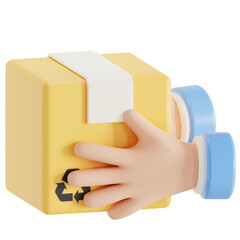 Direct Hand Deliveries 3D icon