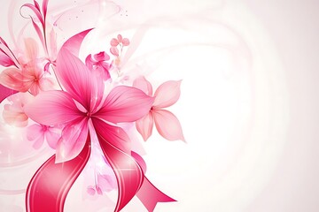 Obraz premium Breast cancer awareness symbol. 