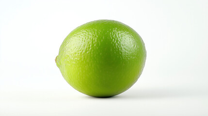lime fruit isolated on white background 