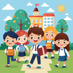 Back to school vector
