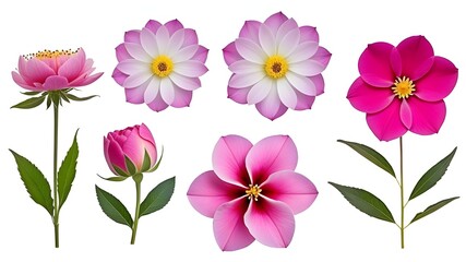 Set of flower