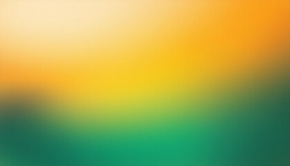 Obraz premium Soft Yellow to Teal Blend of Warm and Cool Tones, Subtle Transition of Light at Dusk, Abstract Fade Between Golden Hues and Calm Greens. Sunset Gradient. Banner Poster Background Wallpaper With Copy 