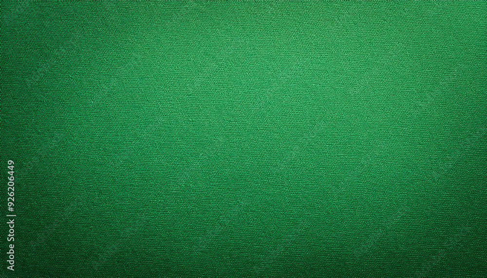 Poster close-up of green paper fabric texture with subtle weave patterns, rich emerald hue fine detailed fi