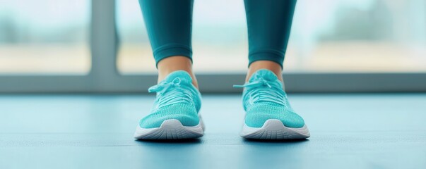 Experiencing Discomfort: Person Struggling with Painful Leg Raises in Rehabilitation Session with Copy Space for Text