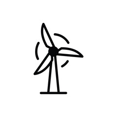 Wind Power vector icon