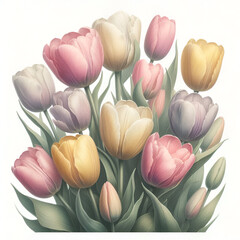 Vintage Tulips