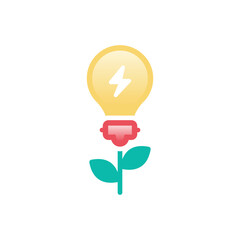 Energy Saving vector icon