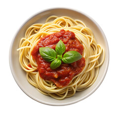 spaghetti with tomato sauce