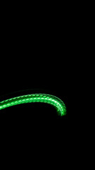 Futuristic Story Overlay Background Neon Glow Sci-Fi grün