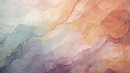 Fototapeta premium Abstract background with soft, flowing pastel colors.