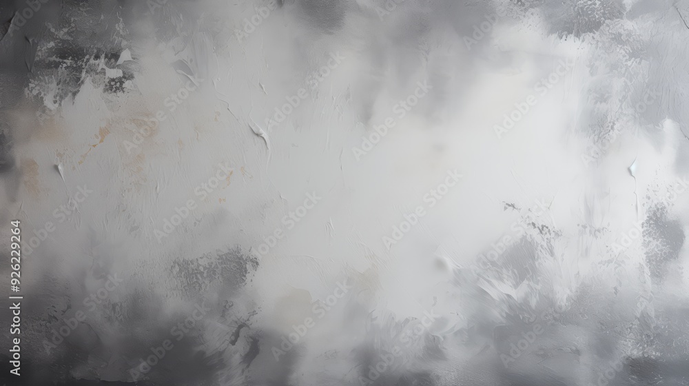 Poster abstract gray and white painted background with a slightly textured surface.