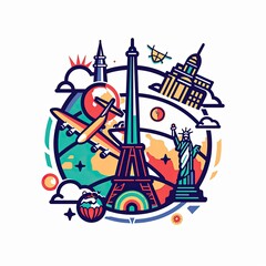 Reiseposter Logo - Generative AI