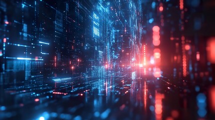 Modern sci-fi background with futuristic elements