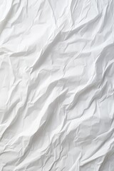 Fototapeta premium White crumpled paper texture background.