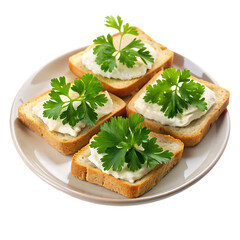 sandwich with salmon