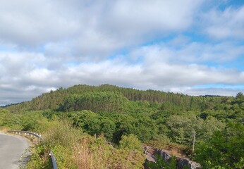 Obraz premium Monte de San Alberte en Guitiriz, Galicia