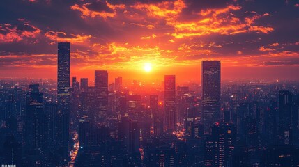 Fototapeta premium Fintech innovation surge
