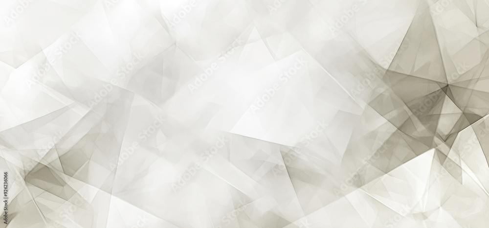 Poster abstract white background with waves. three-dimensional illustration. transparent gray lines, layers