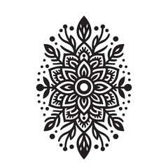 abstract floral ornament graphics elements isolated vector on white background 