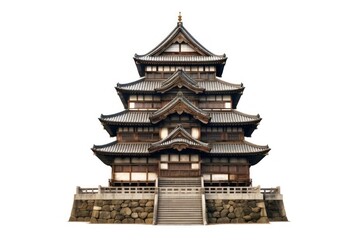 Fototapeta premium Japanese architecture building pagoda.