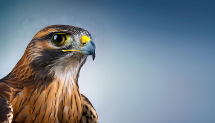 Obraz premium Close-Up of a Hawk