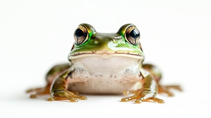 Naklejka premium Frog isolated on white background