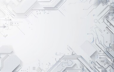 Futuristic Abstract Design Featuring Gray and Silver Geometric Shapes