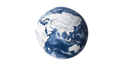 Obraz premium wind storm frozen earth planet