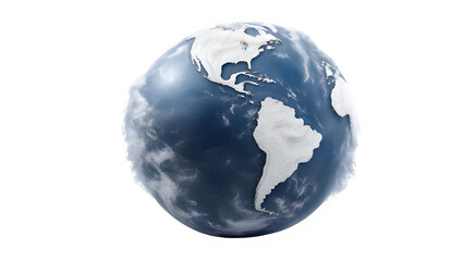 Obraz premium wind storm frozen earth planet