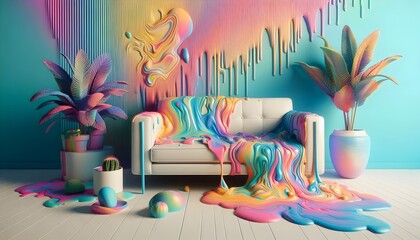 Bizarre Minimal Living Room decoration interior design	