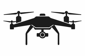 Drone silhouette vector illustratiopn