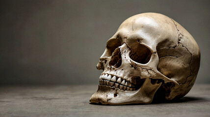 Naklejka premium Human Skull