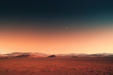 Mars horizon sky outdoors.