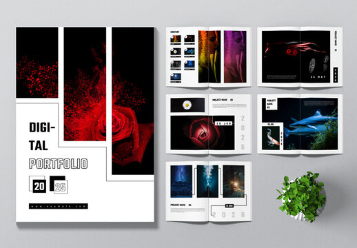 Digital Portfolio Layout