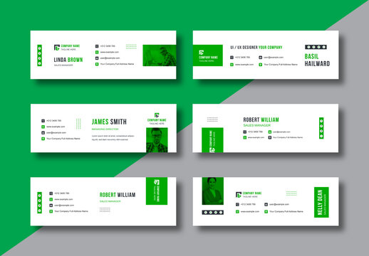 Email Signature Template Layout