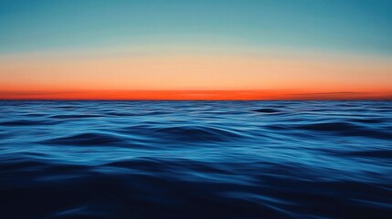 Obraz premium Ocean Sunset Serenity 