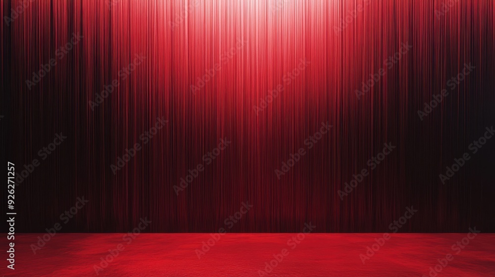 Poster a smooth gradient of red hues creating a dramatic backdrop.
