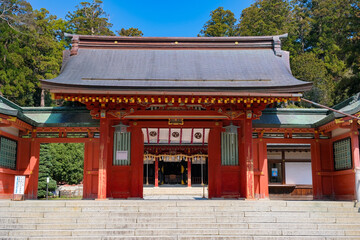 Fototapeta premium 宮城県塩竈市 志波彦神社 神門