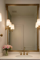 interior of a classic style bathroom