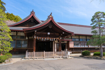 Fototapeta premium 宮城県塩竈市 志波彦神社、鹽竈神社 社務所