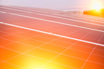 Photovoltaic power supply systems. Solar Energy Panels. Solar power plant. The source of ecological renewable energy