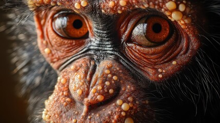 educational poster displaying information about monkeypox symptoms, transmission, and prevention strategies