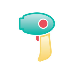 Fototapeta premium Scanner vector icons