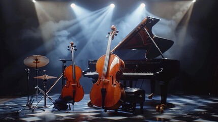 Musical Instruments on Stage