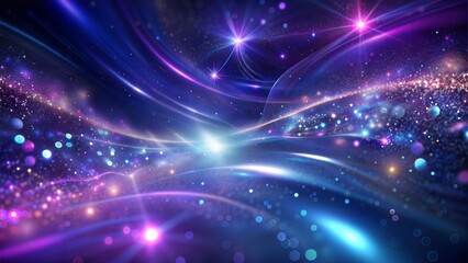 Fototapeta premium abstract glitter silver, purple, blue lights background. de-focused