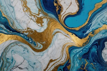 Modern Abstract Marbling Artwork..