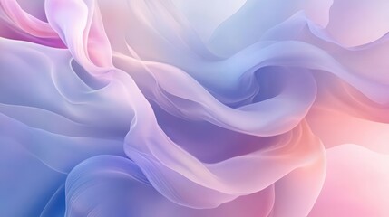 Obraz premium Soft, flowing pastel colors create a dreamy abstract background, perfect for designs and digital art projects.