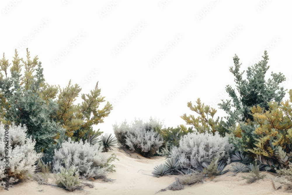 Wall mural shrubland nature landscape outdoors.