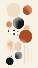 Space art shape wall.